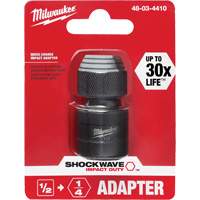 Adaptateur de douille carr&eacute;e &agrave; hexagonale pour tournevis &agrave; percussion Shockwave, Chocs, Prise 1/4", Douille 1/2", 1,875" lo Pathway Supply LP
