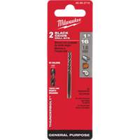 Thunderbolt&reg; Jobber Drill Bit, High Speed Steel, 1/16", 1-7/8" L, 7/8" Flute, 135° Point Angle Pathway Supply LP