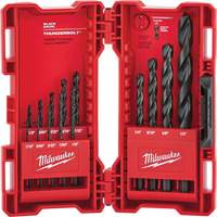 Jeu de forets &eacute;tag&eacute;s Thunderbolt, 14 morceaux, Acier Pathway Supply LP