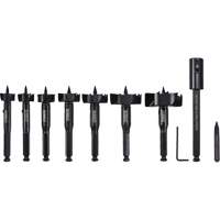 Self-Feed Wood Drill Bit Kit, 8 Pieces, High Carbon Steel Pathway Supply LP