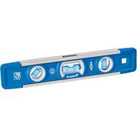True Blue&reg; Torpedo Level, 9" L, Aluminum, 3 Vials, Magnetic Pathway Supply LP