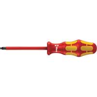 160 iS VDE Insulated Square point screwdriver, #2 Tip, Round, 12" L, Plastic Handle Pathway Supply LP