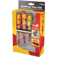 160 i / 168 i /6 VDE Insulated Screwdriver Set, 1000 V, 6 Pcs Pathway Supply LP