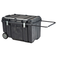 TOUGH CHEST Mobile Storage, 38-29/32" x 23-3/32" x 24-5/16", Black Pathway Supply LP
