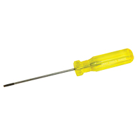 Electrician's Slotted Screwdriver, 1/8" Tip, Round, 7-1/4" L, Plastic Handle Pathway Supply LP