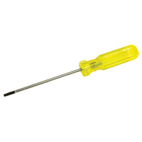 Electrician's Slotted Screwdriver, 5/32" Tip, Round, 7-3/4" L, Plastic Handle Pathway Supply LP