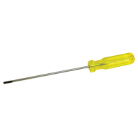 Electrician's Slotted Screwdriver, 5/32" Tip, Round, 9-1/2" L, Plastic Handle Pathway Supply LP