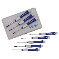 Jeu de tournevis de pr&eacute;cision, 8 mcx Pathway Supply LP