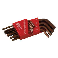 Short Ball End Hex Key Set, 13 Pcs., Imperial Pathway Supply LP