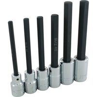 Hex Head Socket Set, Hex, 1/2" Drive, 6 Pcs Pathway Supply LP