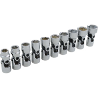Universal Joint Socket Set, 10 Pcs, 3/8" Drive Size Pathway Supply LP