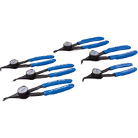 Convertible Retaining Ring Plier Set - Includes Plastic Case, 6 Pieces Pathway Supply LP