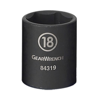 Socket, Impact, 11 mm, 3/8" Drive, 6 Points Pathway Supply LP