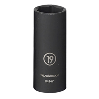 Socket, Impact, 13 mm, 3/8" Drive, 6 Points, Deep Pathway Supply LP
