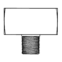Jonction En T&eacute; M&acirc;le, Laiton, 1/8" Pathway Supply LP