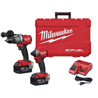 M18 Fuel 2-Tool Combo Kit, Lithium-Ion, 18.0 V Pathway Supply LP