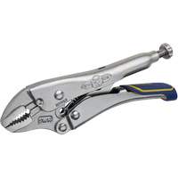 Fast Release Locking Pliers with Wire Cutter, 5" Length, Curved Jaw Pathway Supply LP