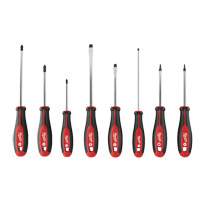 Screwdriver Set with Square Drive, 8 Pcs., Magnetic Pathway Supply LP