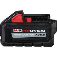 M18 Redlithium High Output 6.0 Battery Pack, Lithium-Ion, 18 V, 6.0 Ah Pathway Supply LP