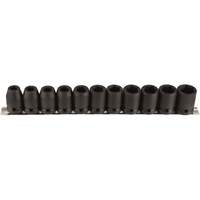 Socket Set, 11 Pcs, Impact, 1/2" Drive Size Pathway Supply LP