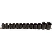 Socket Set, 13 Pcs, Impact, 1/2" Drive Size Pathway Supply LP