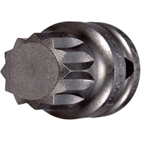 Embout &agrave; ins&eacute;rer, Triple carr&eacute;, 5 x 3/4" lo, Prise 1/4" Pathway Supply LP