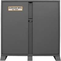 Jobsite Storage Shelving Cabinet, Steel, 47.5 Cubic Feet, Grey Pathway Supply LP