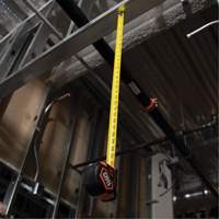 Magnetic Double-Hook Tape Measure, 25', Imperial Graduations Pathway Supply LP