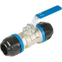 Standard Ball Valve, Aluminum, Manual, 1", Push Pathway Supply LP