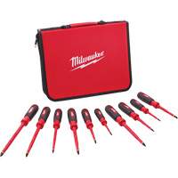Insulated Screwdriver Set with EVA Foam Case, 10 Pcs. Pathway Supply LP