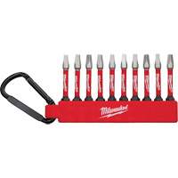 Jeu dembouts pour tournevis &agrave; chocs Shockwave, Carr&eacute;e, #2, Prise 1/4" Pathway Supply LP