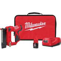 M12 23 Gauge Pin Nailer Kit, 12 V, Lithium-Ion Pathway Supply LP