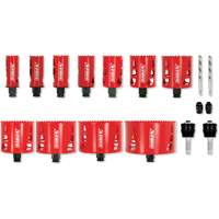 Ensemble de scie-cloche bim&eacute;tallique de plombier, 17 morceaux Pathway Supply LP