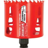 Wood & Metal Hole Saw, 3-1/8", 2-3/8" Depth of Cut, Carbide Pathway Supply LP