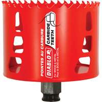 Wood & Metal Hole Saw, 3-1/2", 2-3/8" Depth of Cut, Carbide Pathway Supply LP