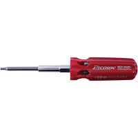 Hex-Calibre Metric Multi-Bit Screwdriver, Plastic Handle Pathway Supply LP