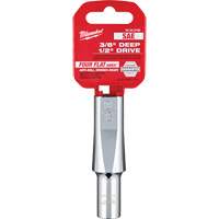 SAE Socket with Four Flat Sides, 3/8", 1/2" Drive, 6 Points, Deep Pathway Supply LP