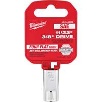 SAE Socket with Four Flat Sides, 11/32", 3/8" Drive, 6 Points Pathway Supply LP