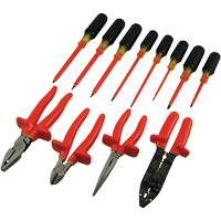 Jeu de pinces et tournevis isol&eacute;s, 1000 V, 12 Mcx Pathway Supply LP