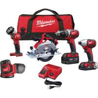 M18 5-Tool Combo Kit, Lithium-Ion, 18 V Pathway Supply LP