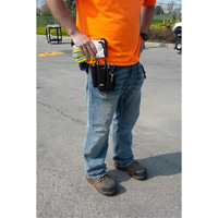 Porte-outils pour monteur de ligne, Porte-outil multiple, Cuir, 3 Poches Pathway Supply LP