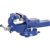 JADV-6 Super Heavy-Duty Bench Vise, 6" Jaw Width, 3-6/10" Throat Depth Pathway Supply LP