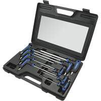 JTTK-9 Jeu de cl&eacute;s hex avec manche en T, 9 mcx, Torx Pathway Supply LP