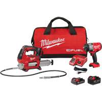 M18 Fuel HTIW with Friction Ring & Grease Gun Combo Kit, Lithium-Ion, 18 V Pathway Supply LP