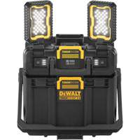 ToughSystem&reg; 2.0 Adjustable Work Light with Storage, 16" x 11" x 14", Black/Yellow Pathway Supply LP