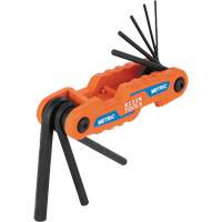 Compact Folding Hex Key Set, 8 Pcs., Metric Pathway Supply LP