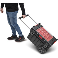 Arx&reg; Rolling Tool Chest, 23-4/5" x 16" x 15-3/5", Black Pathway Supply LP