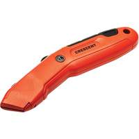 Auto-Retracting Safety Knife, 1", Steel, Aluminum Handle Pathway Supply LP