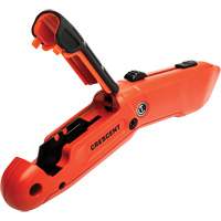 Auto-Retracting Safety Knife, 1", Steel, Aluminum Handle Pathway Supply LP