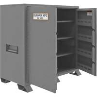 Jobsite Storage Cabinet, Steel, 59 Cubic Feet, Grey Pathway Supply LP